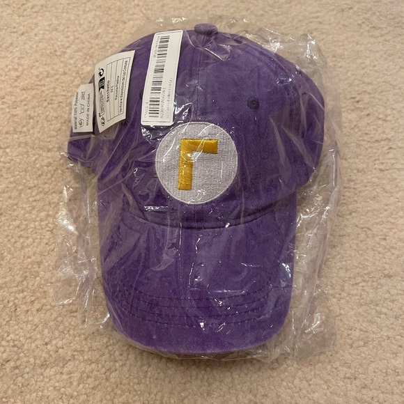Accessories - Purple White and Yellow Gamma Letter Baseball Hat